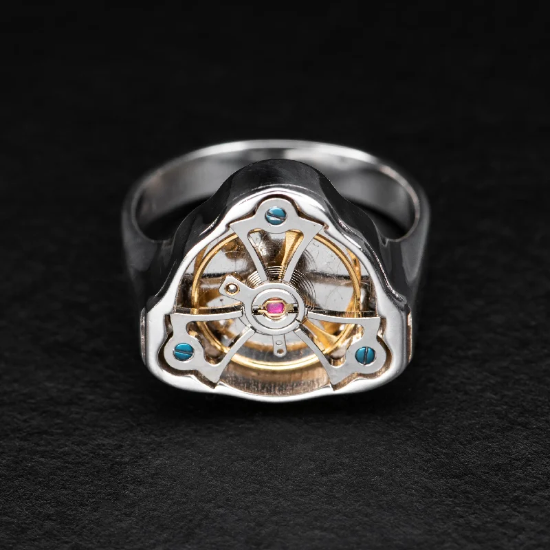 Silver Spinner Ring - NAVIGATOR