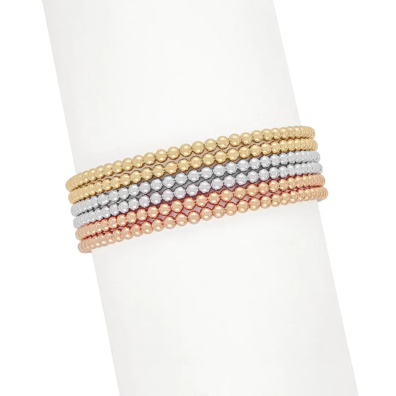 Ready, Set, Stack | Gold + Silver + Rose Gold Bracelet Set