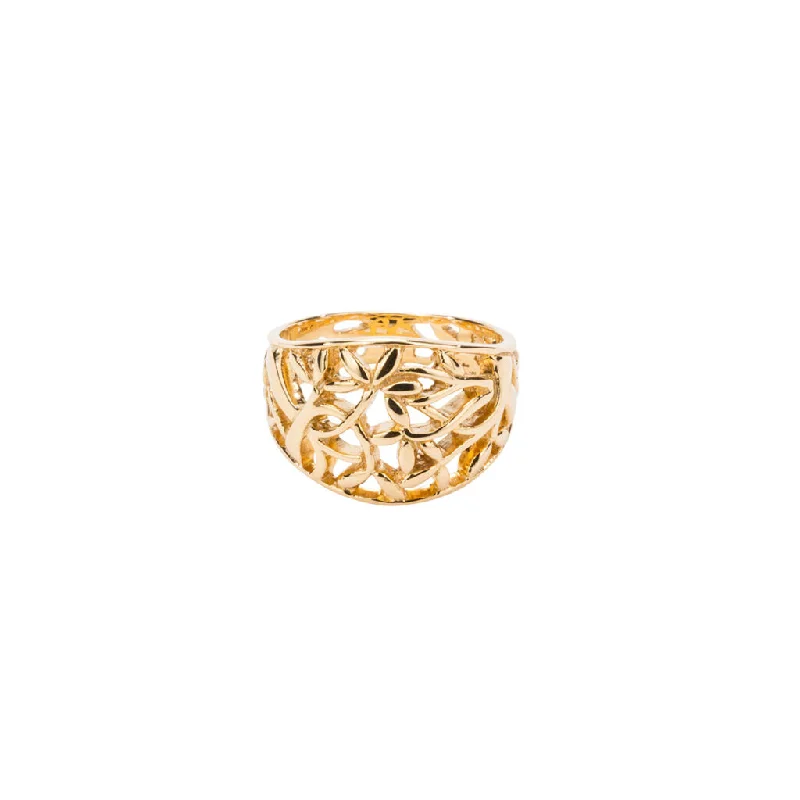 10k Yellow Gold Tree of Life Ring