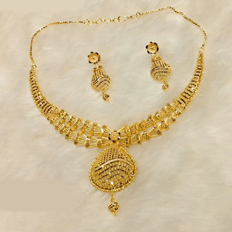 Sunrise Gold Forming Necklace Set