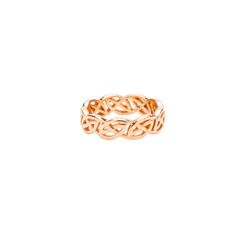 10k Rose Gold Eternity Knot 'Lomond' Ring