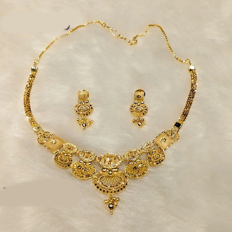 Sunrise Gold Forming Necklace Set