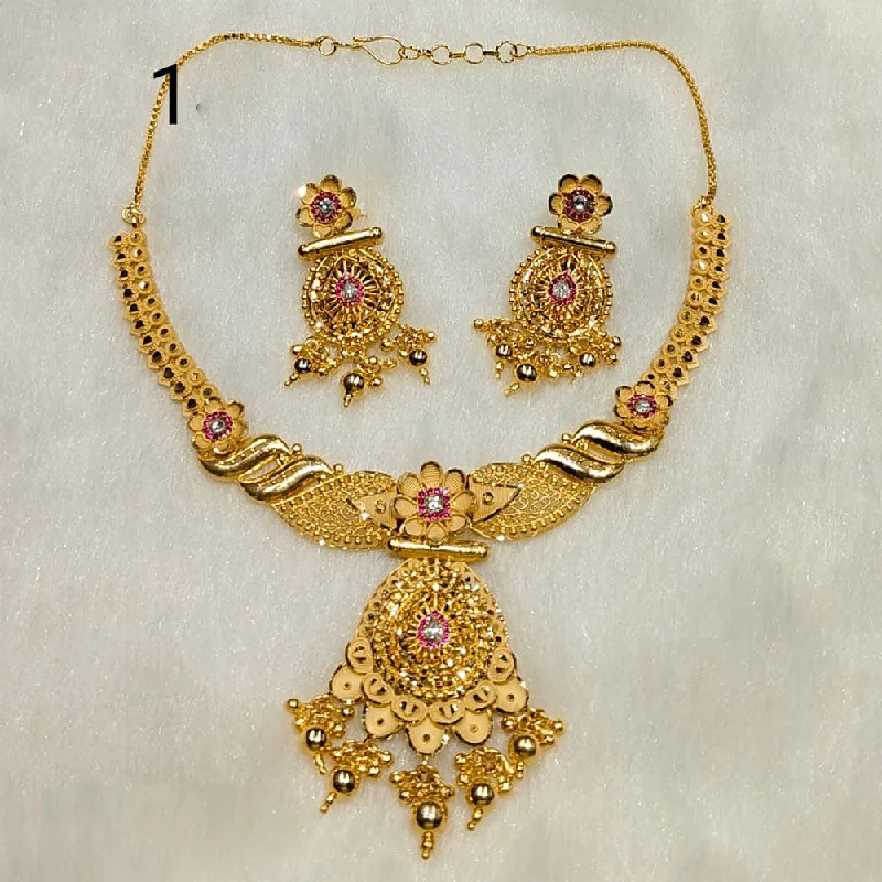 Sunrise Gold Forming Necklace Set