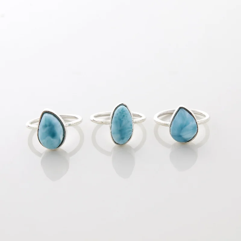 Larimar Ring Trio Thalia