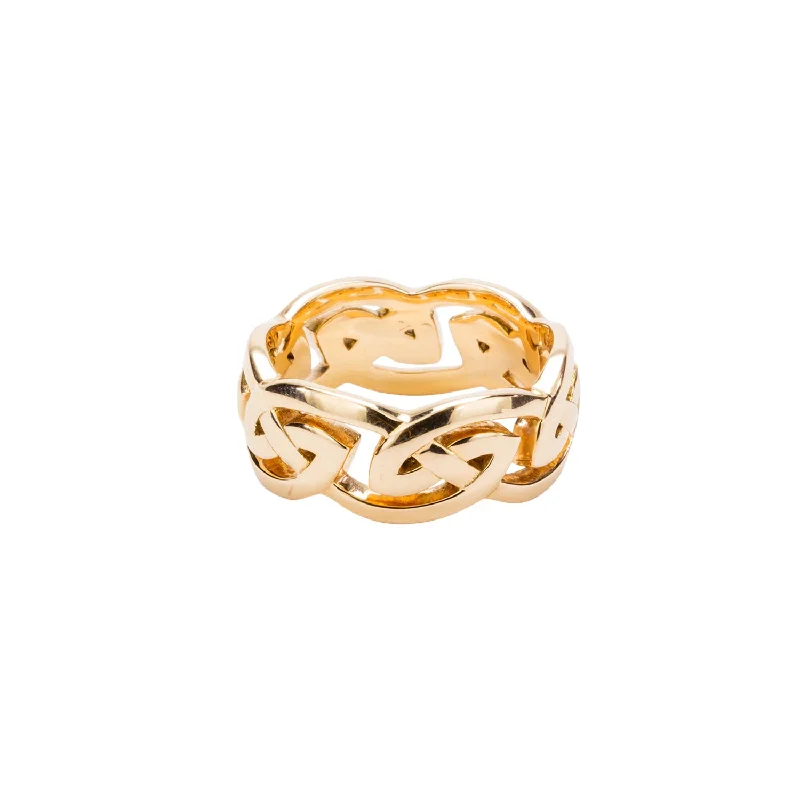 Yellow Gold Celtic 'Gowan' Ring - Custom Order