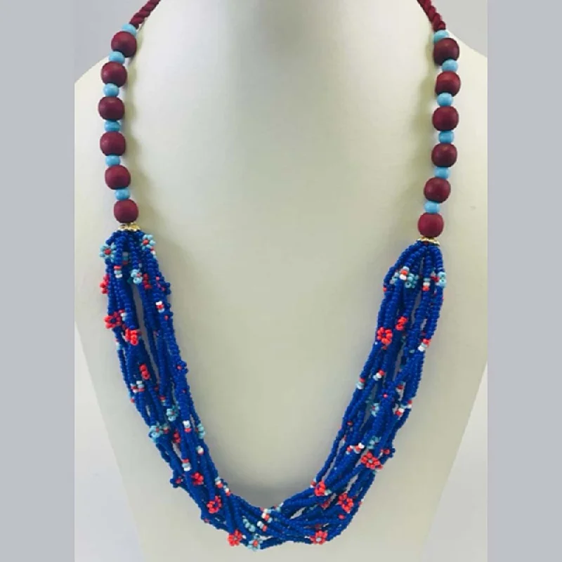 Multi Layered Seed/Glass Bead Necklace