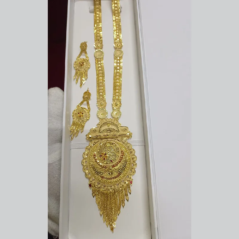 Pari Art Jewellery Forming Long Necklace Set