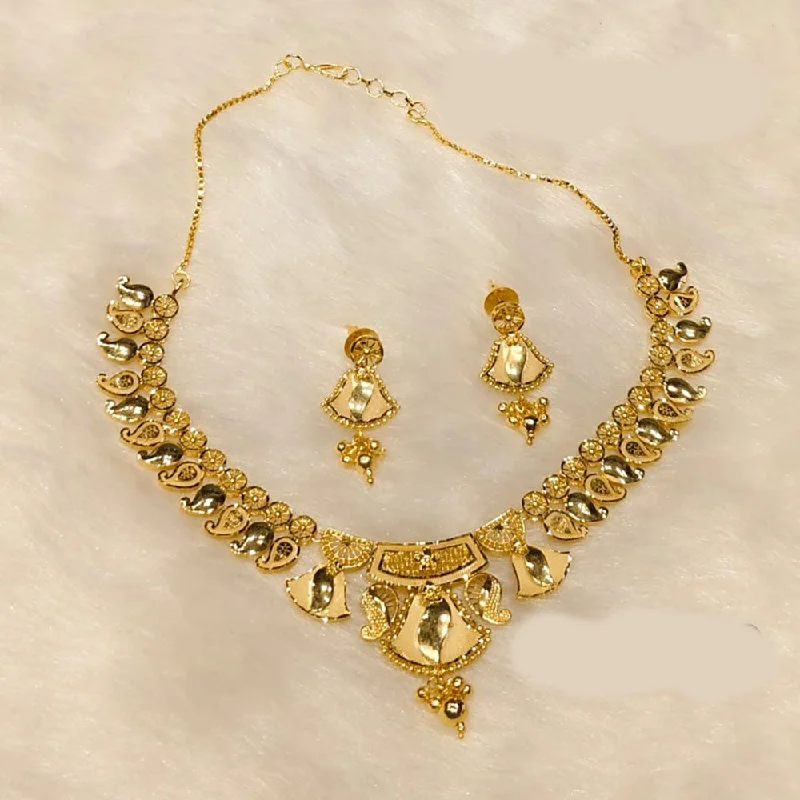 Sunrise Gold Forming Necklace Set