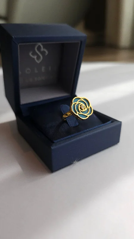 Rose- Ring (Turquoise)