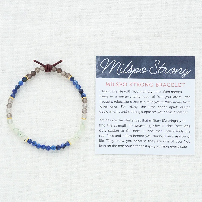 Milspo Strong Bracelet | Military Spouse Bracelet