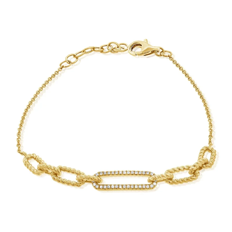 14K GOLD DIAMOND SASHA BRACELET