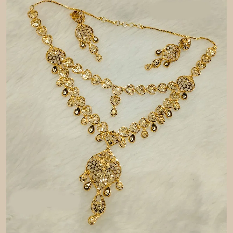 Sunrise Gold Forming Necklace Set