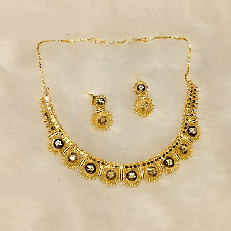 Sunrise Gold Forming Necklace Set