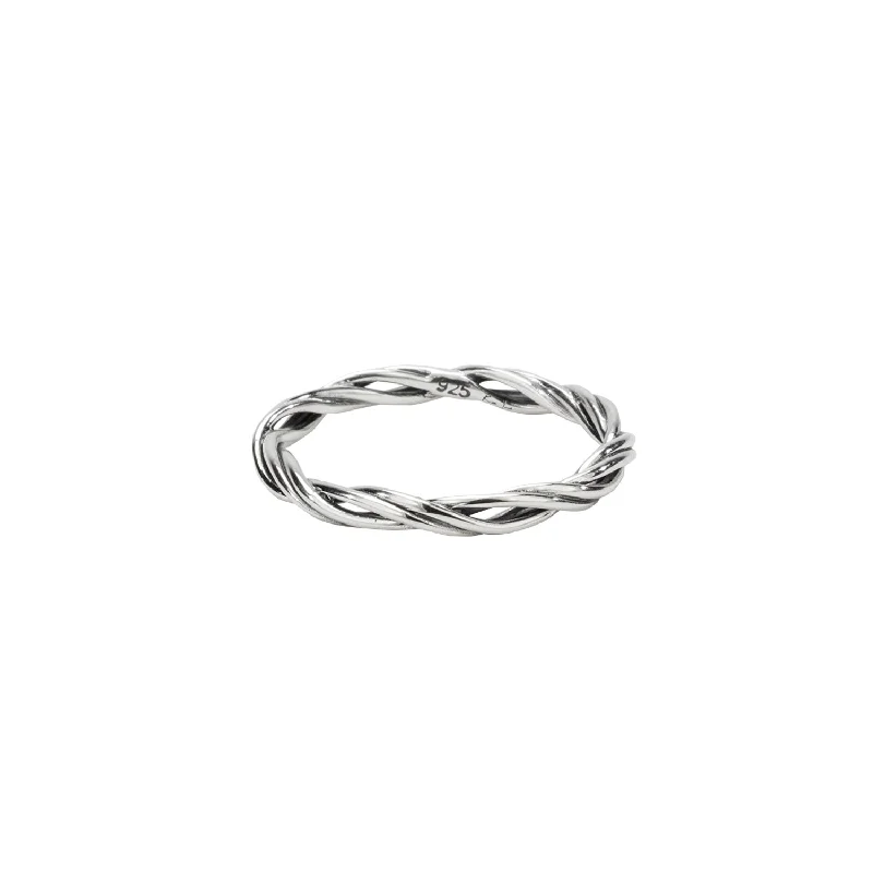 Silver Helix Ring