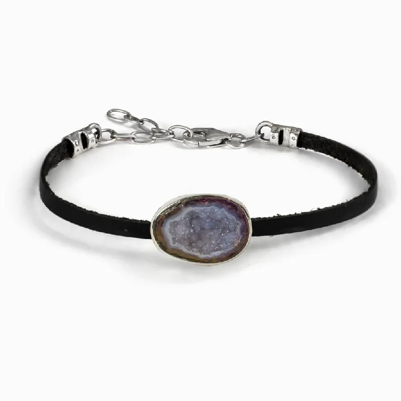 Agate Geode Bracelet