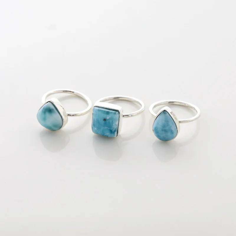 Larimar Ring Trio Emira