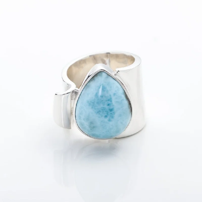 Blue Larimar Ring Tina