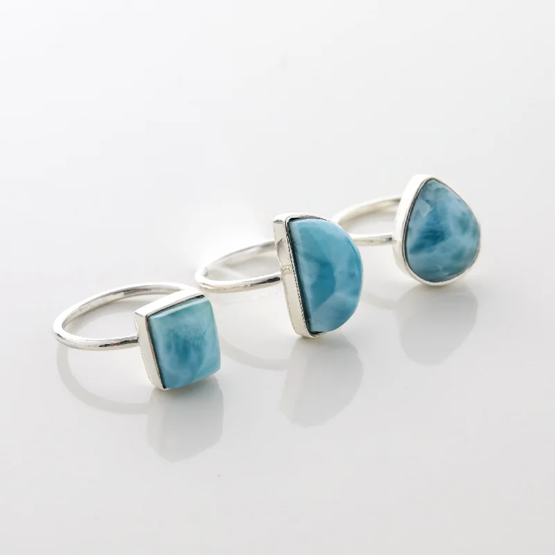 Larimar Ring Trio Eris