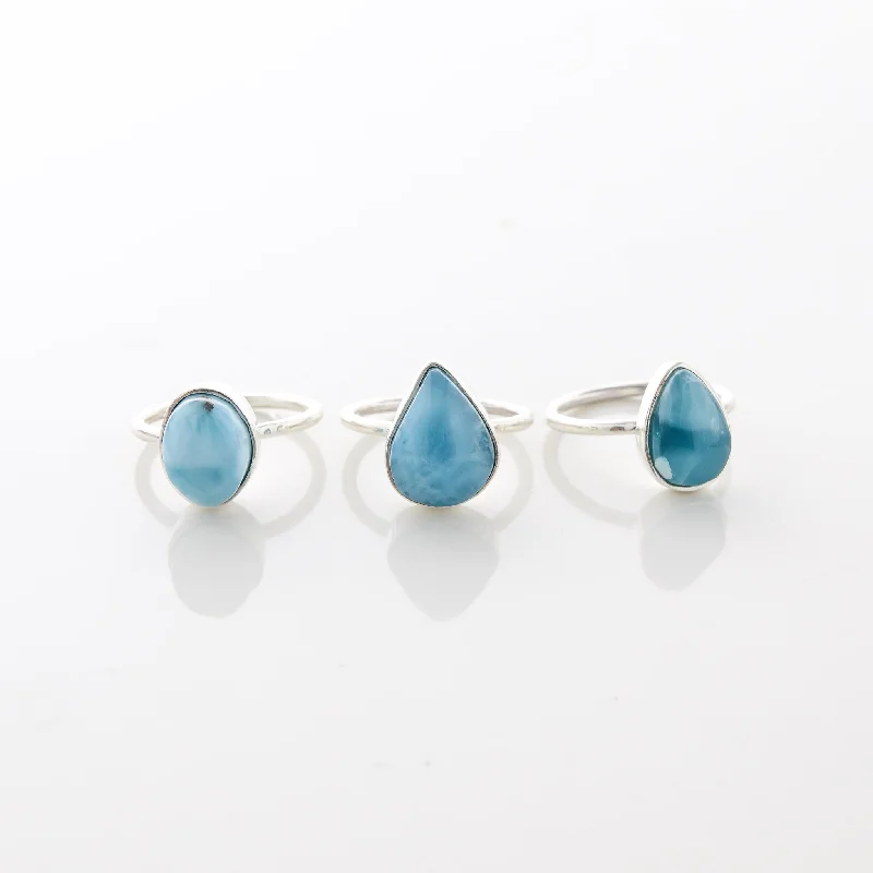 Larimar Ring Trio Tabby