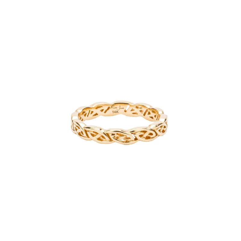 Yellow Gold 'Shin' Ring - Custom Order