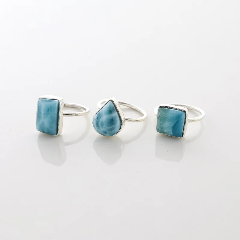 Larimar Ring Trio Estelle