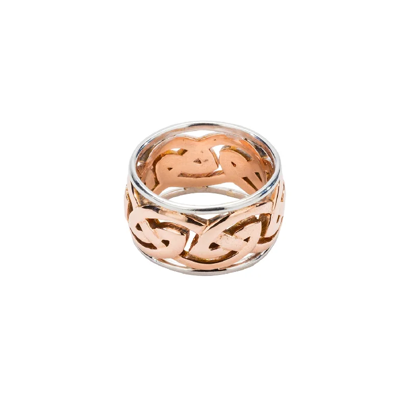 10k White and Rose Gold 'Ronnoch' Ring