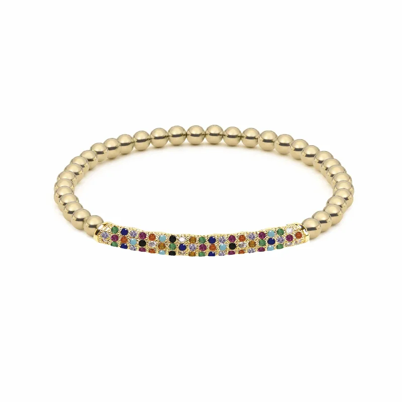 Raise The Bar | Rainbow Charm Bracelet