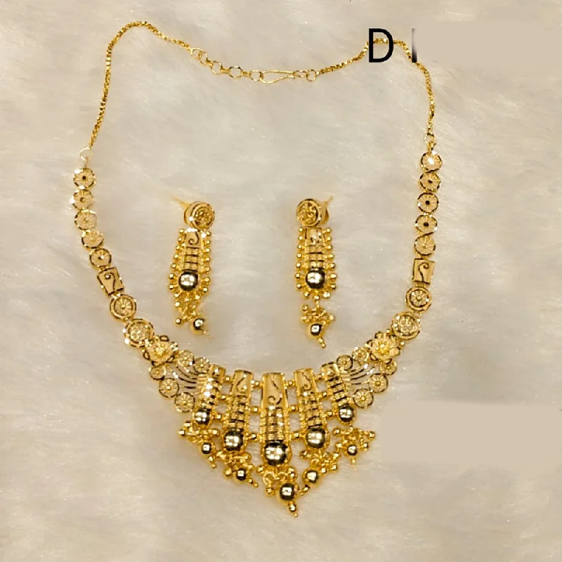 Sunrise Gold Forming Necklace Set