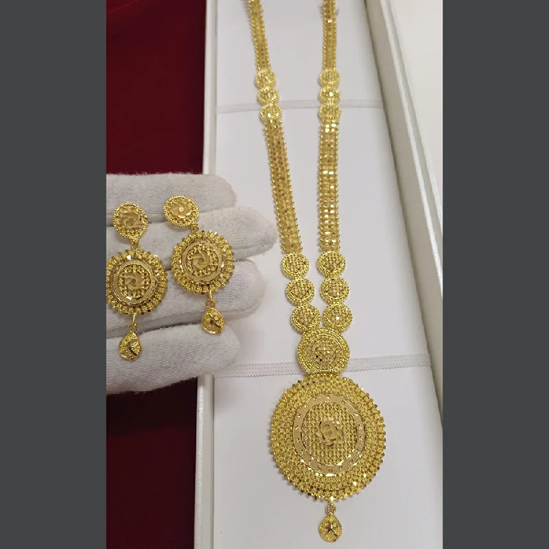 Pari Art Jewellery Forming Long Necklace Set