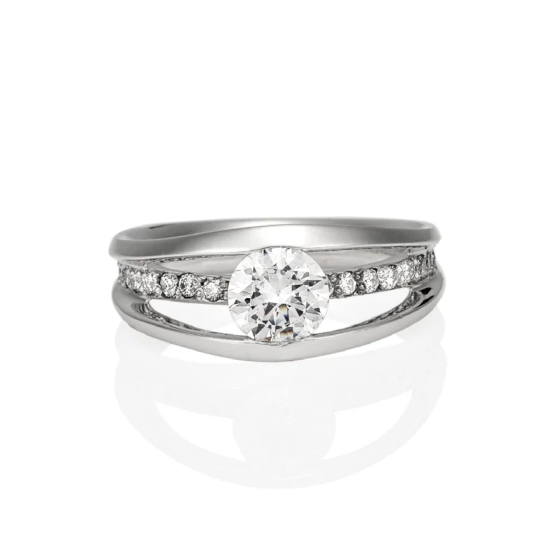 Ellipse Engagement Ring