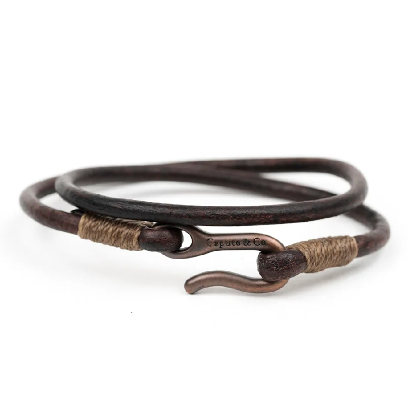 Leather Cord Double Wrap