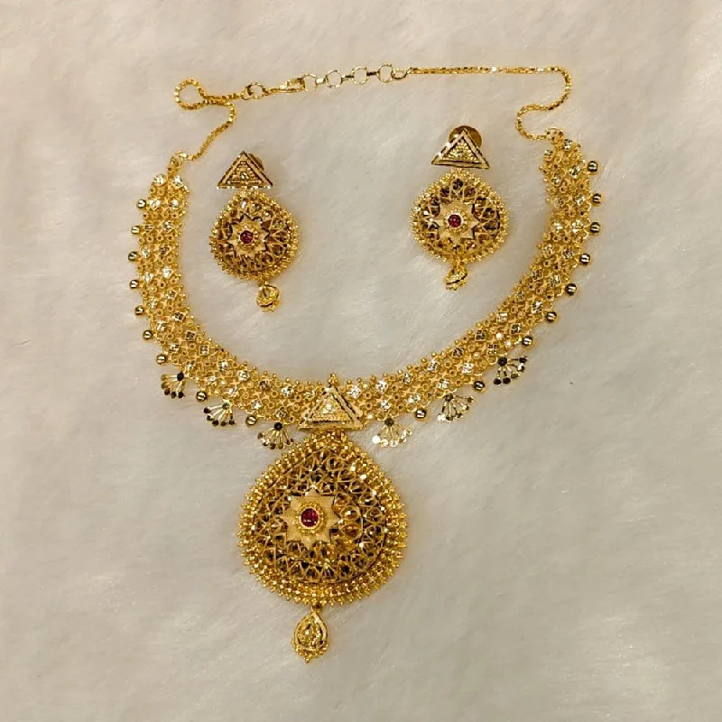 Sunrise Gold Forming Necklace Set