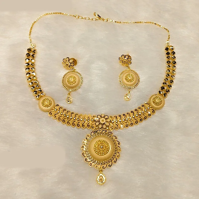 Sunrise Gold Forming Necklace Set