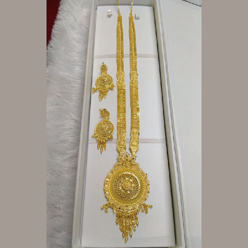 Pari Art Jewellery Forming Long Necklace Set