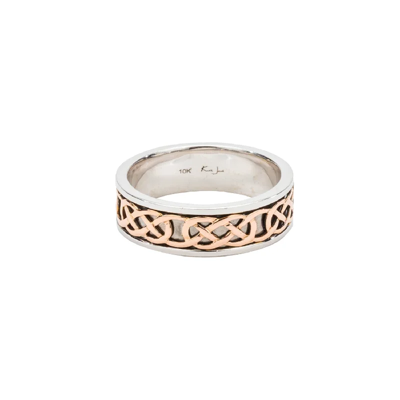 White and  Rose Gold 'Belston' Ring - Custom Order