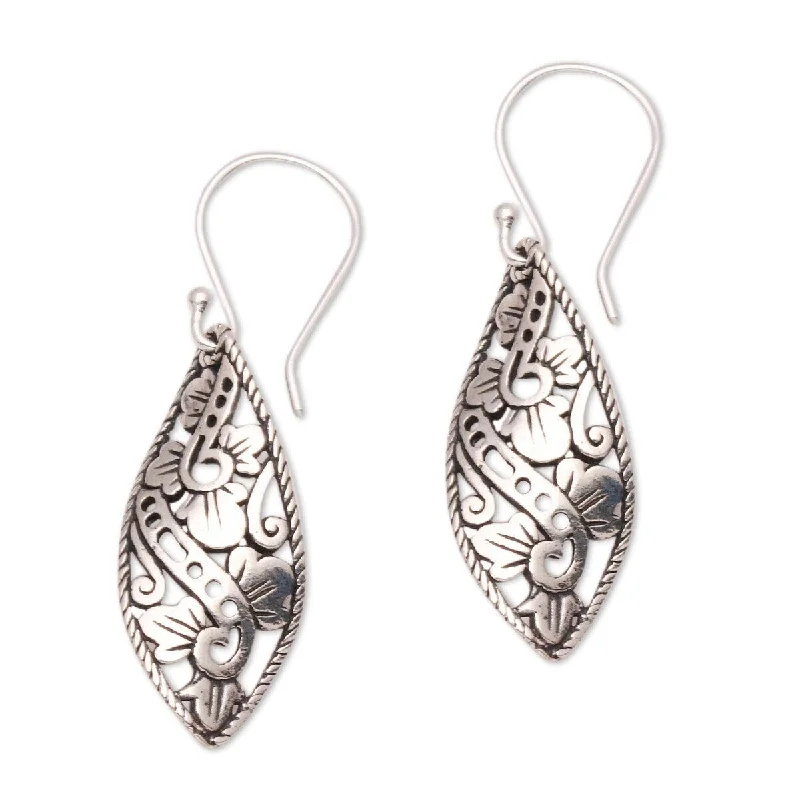 NOVICA Beautiful Twist, Sterling silver dangle earrings - 1.6*0.4