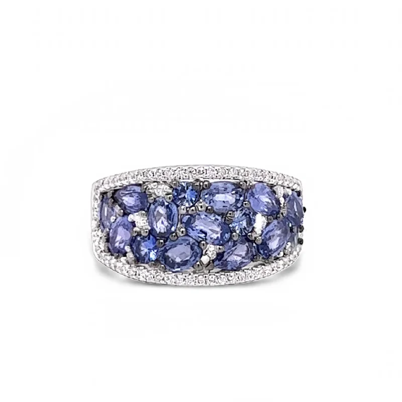 Sapphire & Diamond Ring