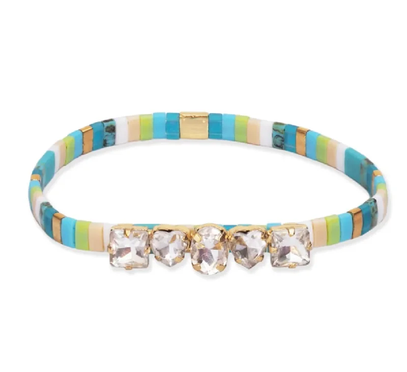 Mosaic Sparkle Tila Bracelet