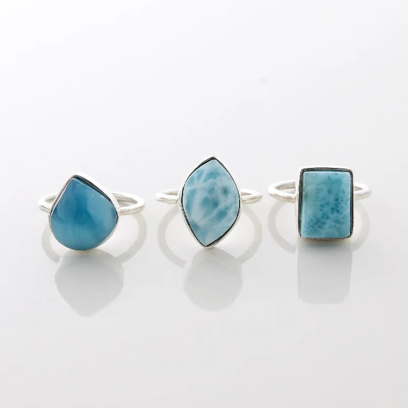 Larimar Ring Trio Talise