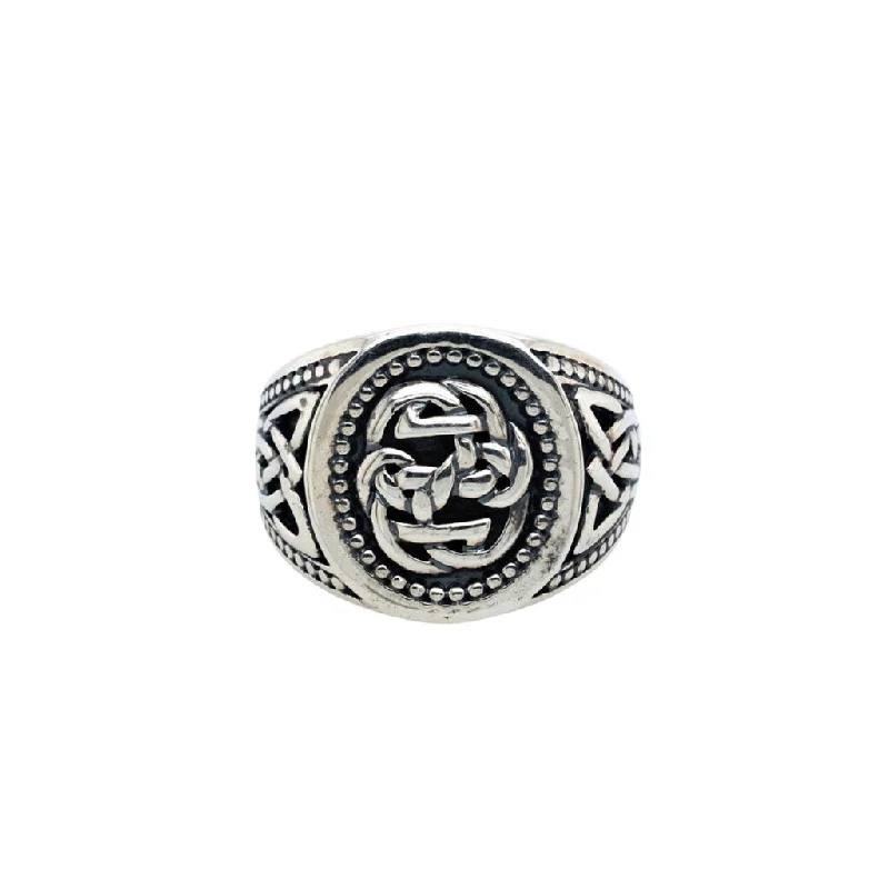 Silver Path of Life Ring