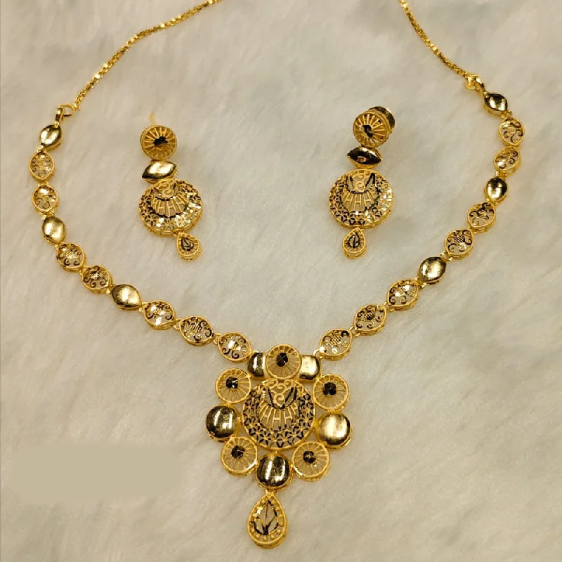 Sunrise Gold Forming Necklace Set