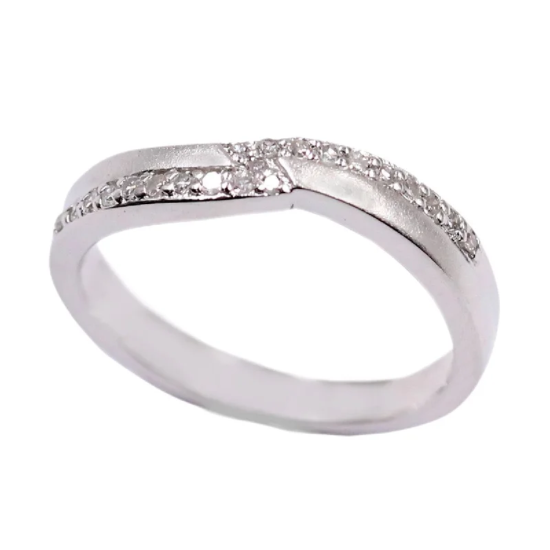 925 Sterling Silver Diamond Ring