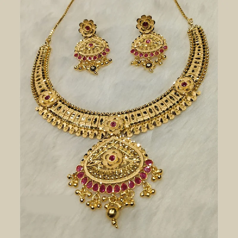 Sunrise Gold Forming Necklace Set