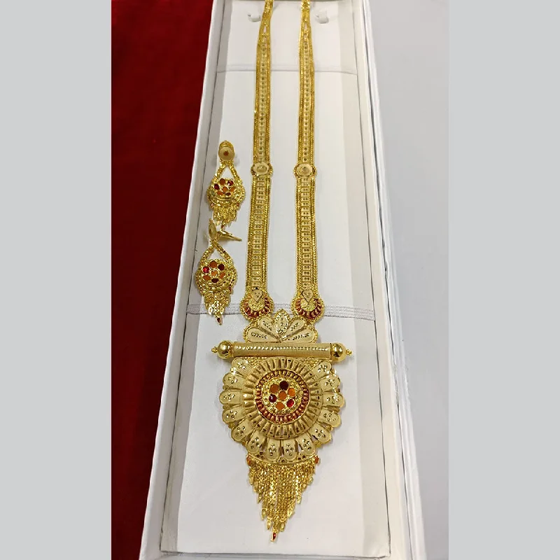 Pari Art Jewellery Forming Long Necklace Set