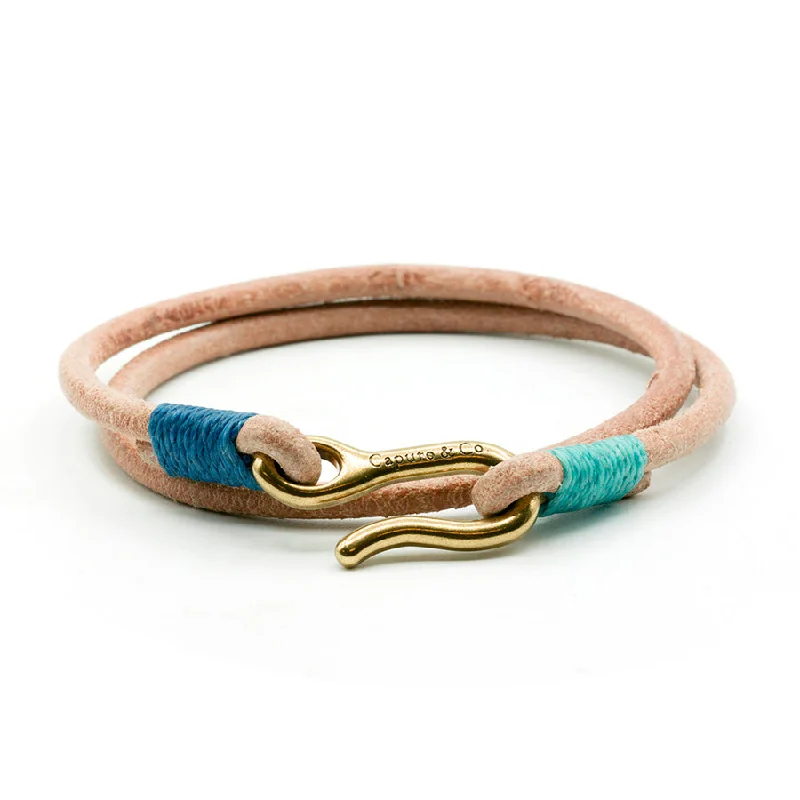 Leather Cord Double Wrap