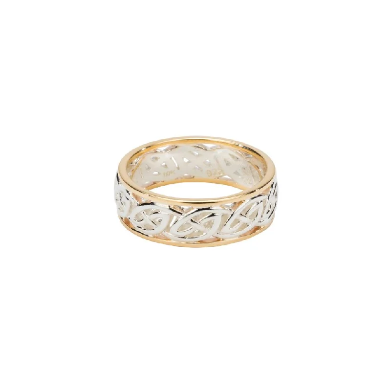 Silver and 10k Gold Window to the Soul 'Ness' Ring