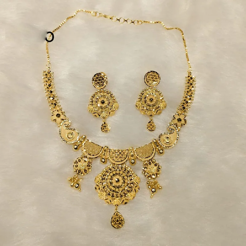 Sunrise Gold Forming Necklace Set