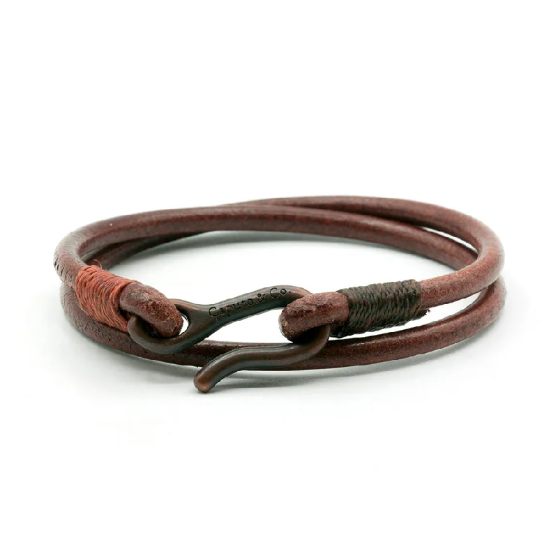 Leather Cord Double Wrap