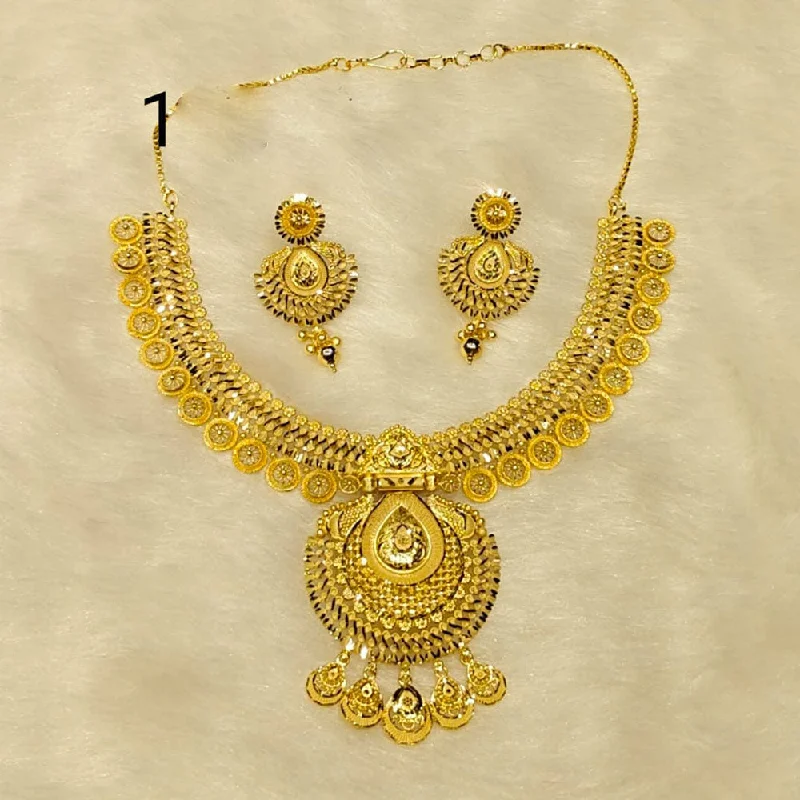 Sunrise Gold Forming Necklace Set